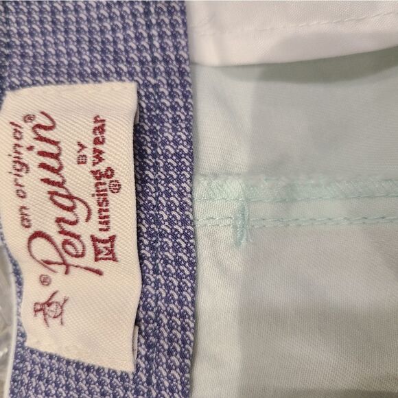 Original Penguin Light Green Men's Flat Front Shorts - Picture 6 of 7